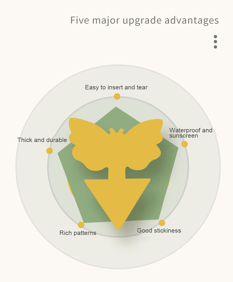 Reusable Dual-Sided Sticky Fly Traps 20 pcs