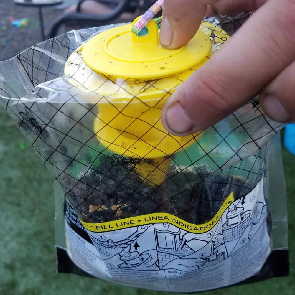 8 Pcs Hanging Fly Catcher Bag