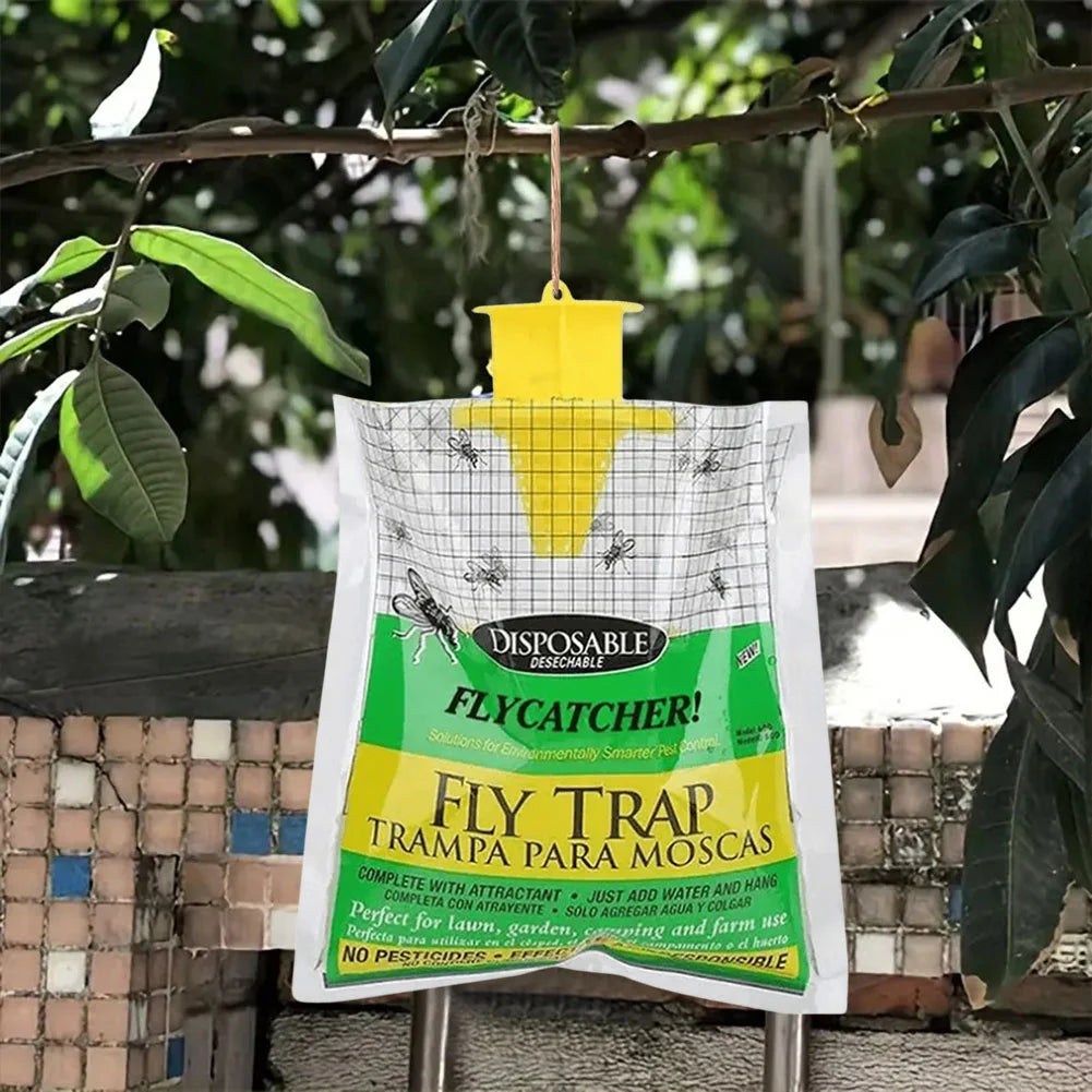 8 Pcs Hanging Fly Catcher Bag
