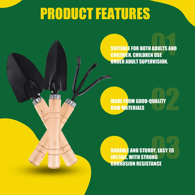 Mini Garden Tool Set 3 pcs