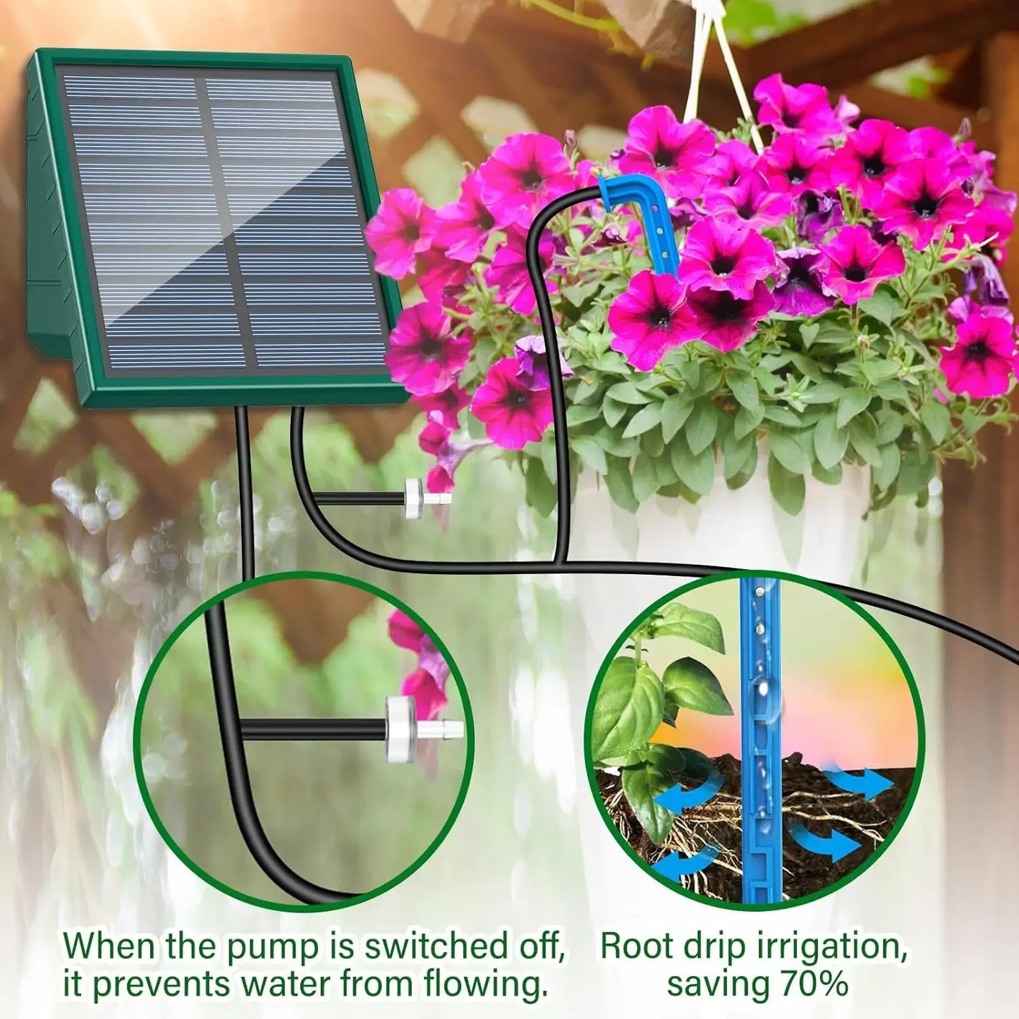 Solar Drip Hose Automatic Irrigation System