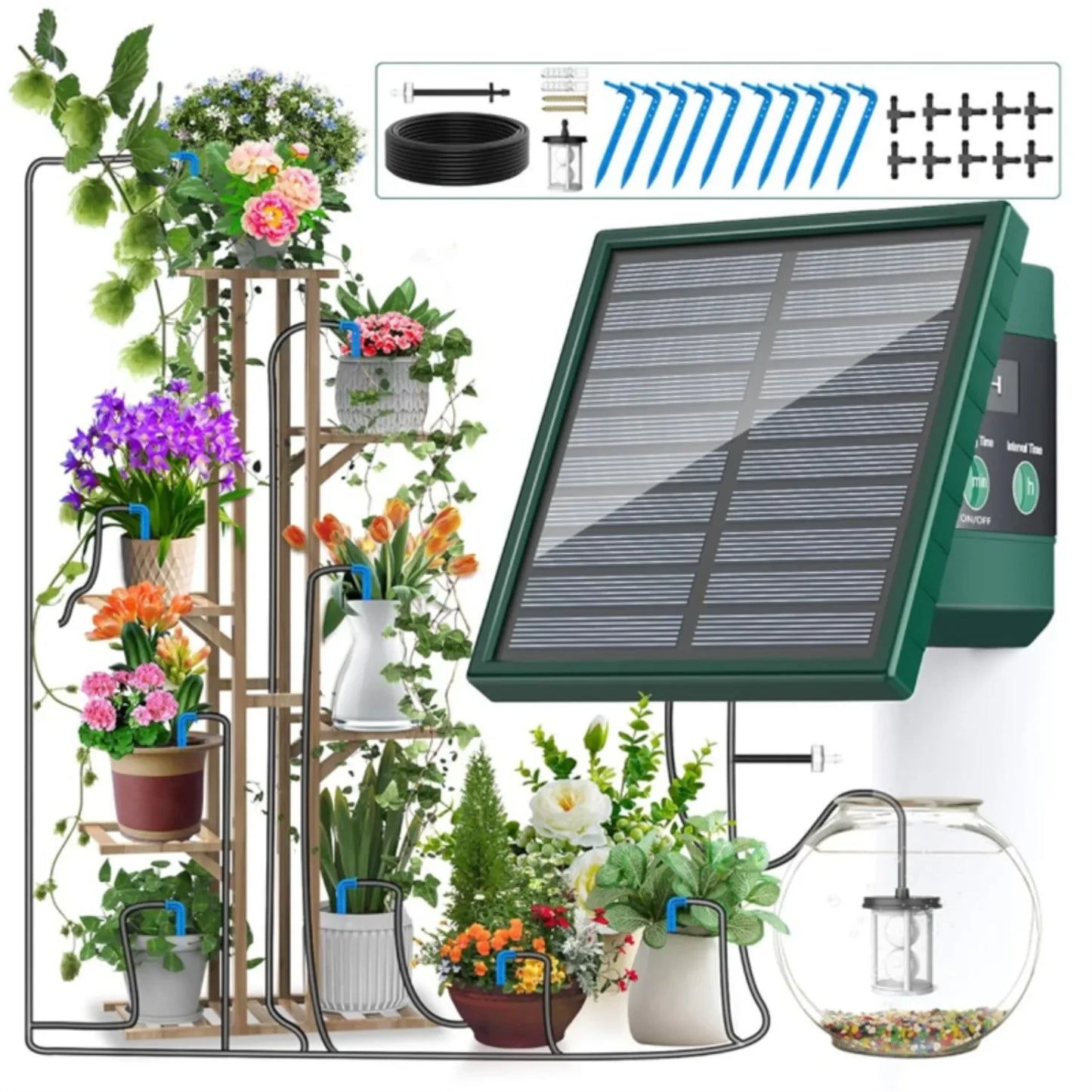Solar Drip Hose Automatic Irrigation System